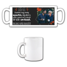  Apa köszi, hogy megnevettetsz (Saját fényképpel) - Bögre bögrék, csészék