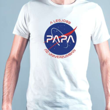 Apák A legjobb papa az univerzumban-póló ajándéktárgy