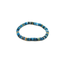  Apatit korong karkötő köztessel 6x2mm karkötő