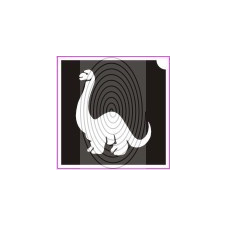 Apatosaurus dinó (csss0259) csillámtetoválás