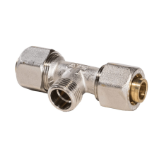 APE Alu T-idom 16x2mmx1/2"Kx16x2mm hűtés, fűtés szerelvény