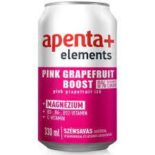  APENTA+ Elements pink grapefruit 0,33l üdítő, ásványviz, gyümölcslé