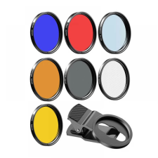 Apexel 7in1 Szűrőlencse készlet 52mm objektív szűrő