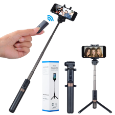 Apexel D3 Okostelefon Selfie bot / Monopod / Tripod - Bluetooth Távirányítós Smartphone szelfi stick sportkamera kellék