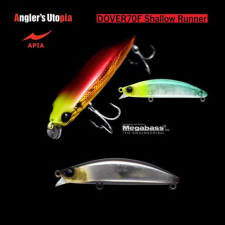  APIA DOVER 70F SHALLOW RUNNER 70mm 8,5gr 13 Black Silver wobbler csali