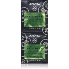 Apivita Express Beauty Cucumber intenzíven hidratáló maszk 2 x 8 ml arcpakolás, arcmaszk