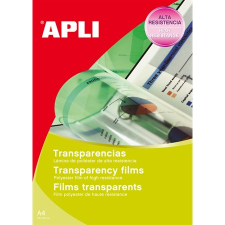 APLI 01080 A4 Fólia írásvetítőhöz / kézzel írható (100 db / csomag) (01080) fénymásolópapír