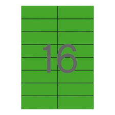 APLI 105x37 mm színes zöld etikett (1600 etikett/csomag) etikett