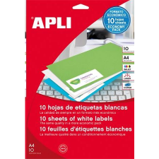 APLI 105x74 mm univerzális etikett, 80 darab (LCA12921) (LCA12921) etikett