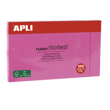 APLI 125x75mm öntapadó jegyzettömb - Pink (100lap/tömb) (15003) jegyzettömb