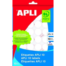 APLI 13 mm kör, kézzel írható etikett 770 darab (LCA1626) (LCA1626) etikett