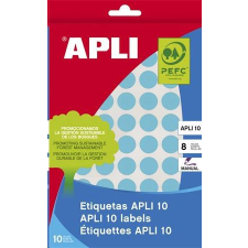 APLI 16 mm kör, kézzel írható etikett, kék 432 darab (LCA2739) etikett