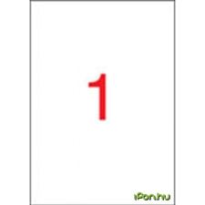 APLI 1 pályás etikett, 210 x 297 mm, 100 etikett/csomag etikett