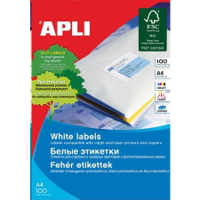 APLI 210x297 mm univerzális etikett, 100 darab (LCA3141) (LCA3141) információs címke
