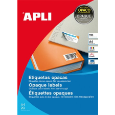 APLI 25,4x10mm Etikett 3780 etikett/csomag etikett