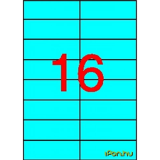 APLI 2 pályás színes etikett 105 x 37 mm kék 320 etikett/csomag etikett