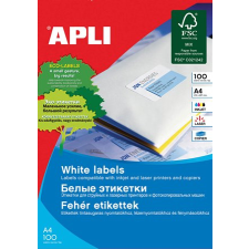 APLI 38x21,2 mm Univerzális etikett 1625 etikett/csomag etikett
