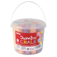 APLI Aszfaltkréta, kerek, jumbo, 20 darabos, APLI, vegyes színek (LCA14855) kréta