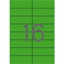 APLI Etikett, 105x37 mm, színes, APLI, zöld 1600 etikett/csomag etikett