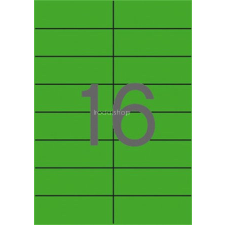 APLI Etikett, 105x37 mm, színes, APLI, zöld 1600 etikett/csomag etikett