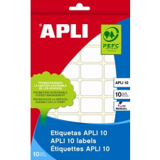 APLI Etikett, 20x50 mm, kézzel írható, APLI, 150 etikett/csomag etikett