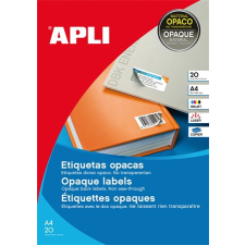 APLI Etikett 25,4x10mm kerekített sarkú 20ív APLI etikett