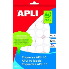 APLI Etikett, 32 mm kör, kézzel írható, APLI, 150 etikett/csomag etikett