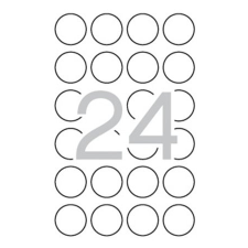 APLI Etikett, 40 mm kör, biztonsági, APLI, 240 etikett/csomag etikett