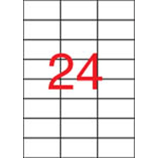 APLI Etikett, 70x37 mm, poliészter, apli, átlátszó, 240 etikett/csomag 10051 etikett