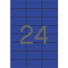 APLI Etikett, 70x37 mm, színes, APLI, kék, 480 etikett/csomag etikett