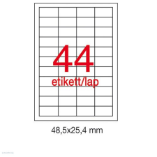 APLI Etikett LCA10825 48,5x25,4mm 25ív Apli etikett