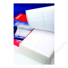 APLI Etikett, mátrixnyomtatókhoz, 1 pályás, 101,6x74,1 mm, APLI, 2000 etikett/csomag (LCA0559) etikett