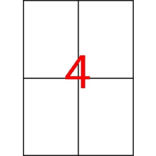 APLI Etikett, univerzális, 105x148 mm, APLI, 40 etikett/csomag etikett