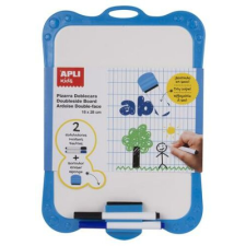 APLI Fehértábla, kiegészítőkkel, kétoldalas, törölhető, APLI Kids kreatív és készségfejlesztő