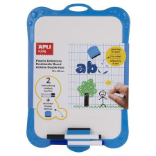 APLI Fehértábla, kiegészítőkkel, kétoldalas, törölhető, APLI Kids kreatív és készségfejlesztő