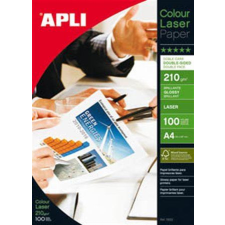 APLI Fotópapír &quot;Premium Laser&quot; A4 210g 100db fényes kétoldalas (11833) fotópapír