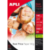 APLI Fotópapír, tintasugaras, A4, 140 g, fényes, APLI 