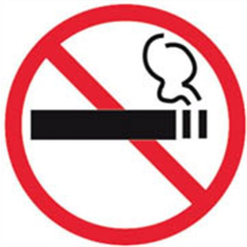 APLI Információs matrica, tilos a dohányzás, apli 00845 információs címke