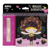 APLI Képkarcoló füzet, APLI Kids "Magic Scratch", tündérek