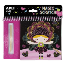 APLI Képkarcoló füzet, APLI Kids "Magic Scratch", tündérek füzet