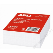 APLI Kockatömb, fehér, 100x100 mm, 500 lap, APLI (LNP12909)
