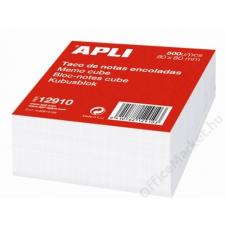 APLI Kockatömb, fehér, 80x80 mm, 500 lap, APLI (LNP12910)