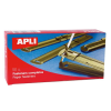 APLI Lefűzőlapocska, fém, 50 db-os, APLI