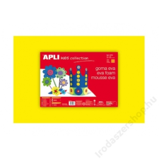 APLI Moosgumi, 400x600 mm, APLI Eva Sheets, sárga (LCA12760) dekorációs kellék