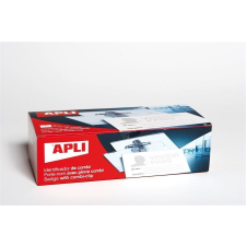 APLI Névkitűző, tűvel és csipesszel, 90x56, APLI, 25db/cs névkitűző