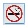 APLI Tilos a dohányzás, öntapadó címke, 114 x 114 mm