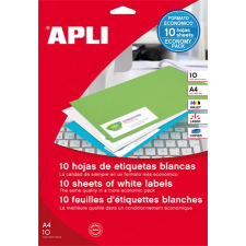 APLI univerzális Etikett - Fehér etikett