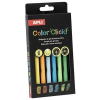 APLI Zseléstoll, akril tintával, 0,7 mm, nyomógombos, APLI "Color Click", őszi színek, 6 különböző szín, (6 db) (20644)