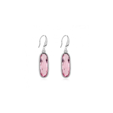 APOLLÓNIA- RÓZSASZÍN - SWAROVSKI KRISTÁLYOS - FÜLBEVALÓ fülbevaló