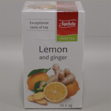 Apotheke gyömbéres citrom tea 20x2g 40 g gyógytea